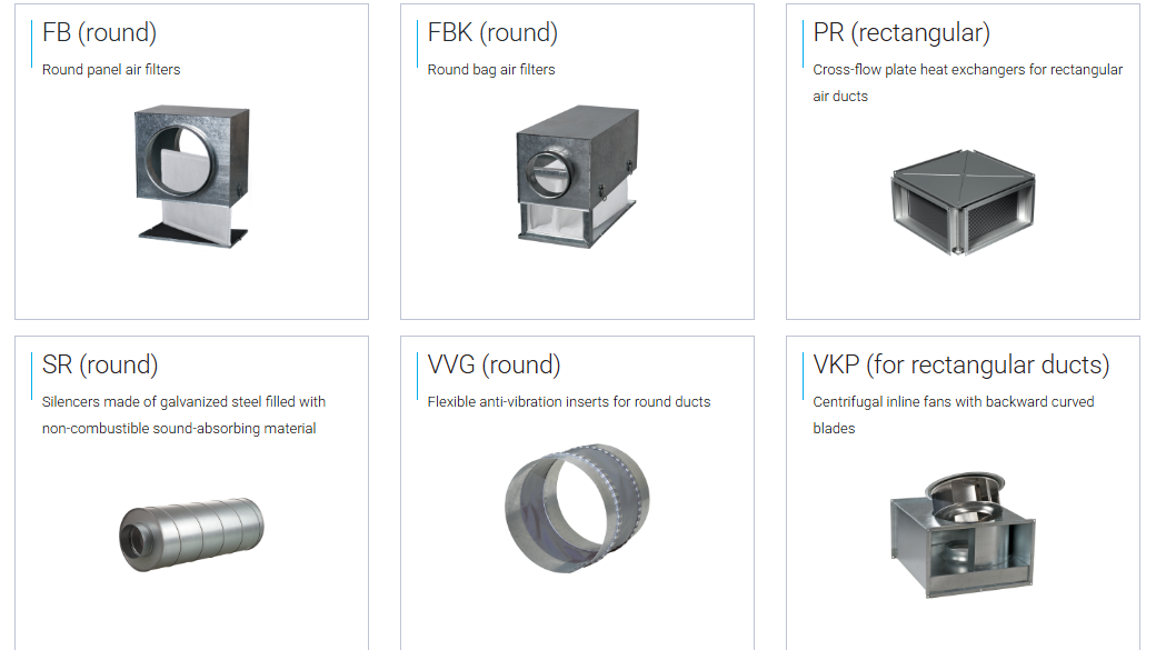 Energy saving inline units X-VENT SERI1