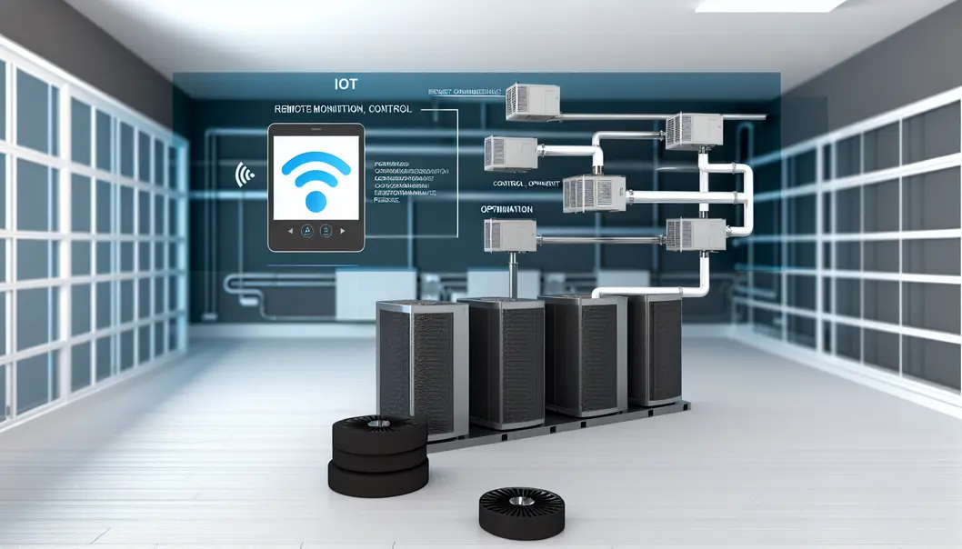 Biểu đồ thể hiện lợi ích kinh tế và môi trường của IoT trong hệ thống thông gió.