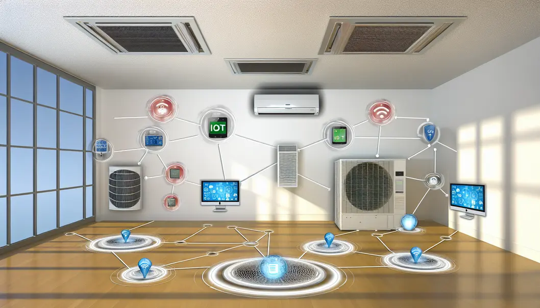 Biểu đồ thể hiện lợi ích kinh tế và môi trường của IoT trong hệ thống thông gió.